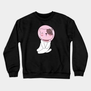 Cute and Funny ap lang space cat Crewneck Sweatshirt